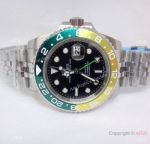 Rolex GMT-Master II Mingzhu 40 Watch Yellow Green Ceramic Bezel Jubilee Strap